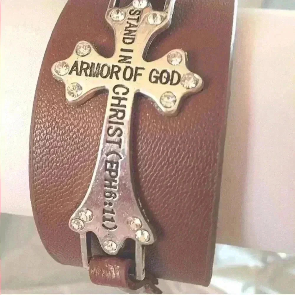 Armor of God Bracelet in brown